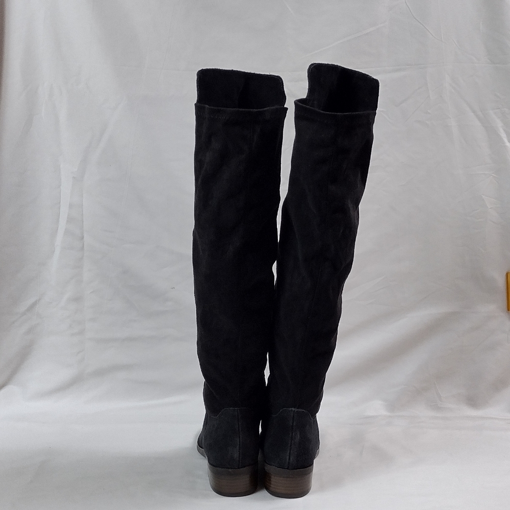 NWOT Lucky Brand Calypso Suede Tall Boot Size 5M - Picture 4 of 9